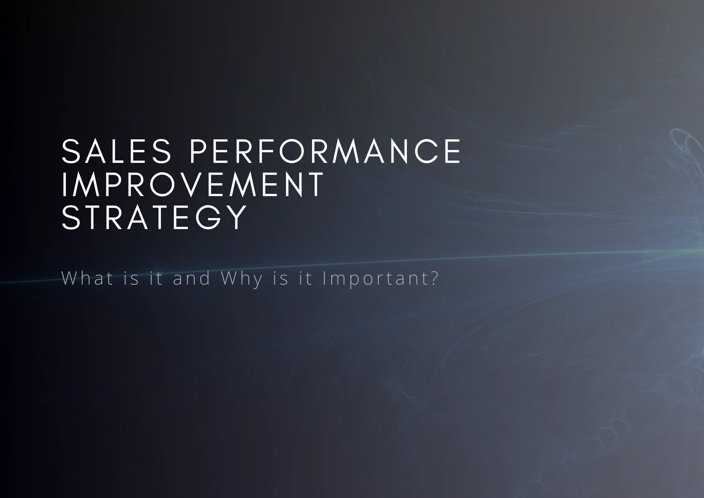 Sales Performance Strategy: Key Questions Answered